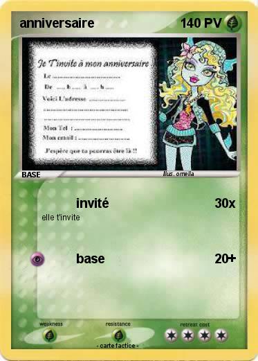Pokemon anniversaire