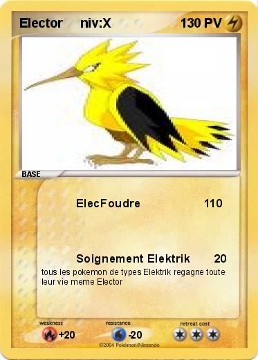 Pokemon Elector     niv:X