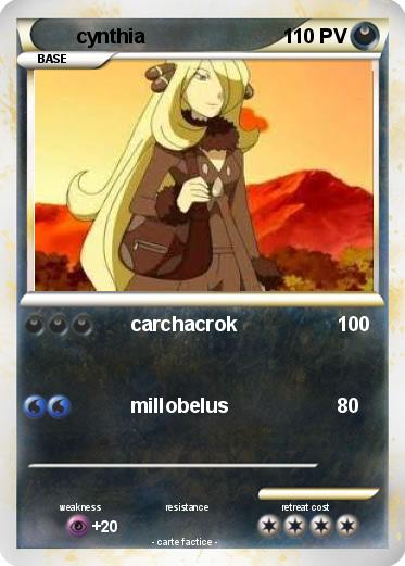 Pokemon cynthia