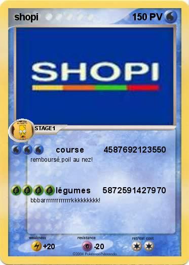 Pokemon shopi