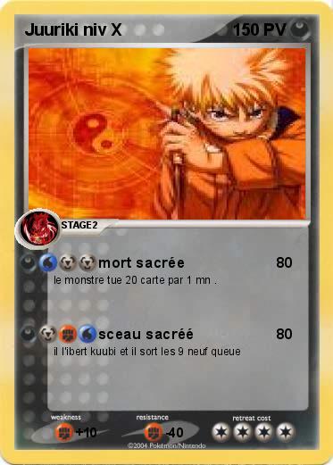 Pokemon Juuriki niv X
