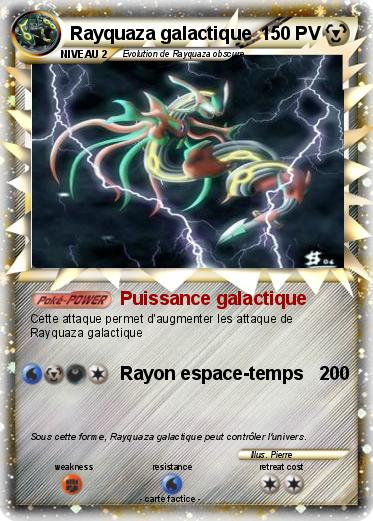 Pokemon Rayquaza galactique