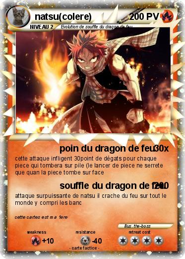 Pokemon natsu(colere)
