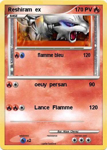 Pokemon Reshiram  ex