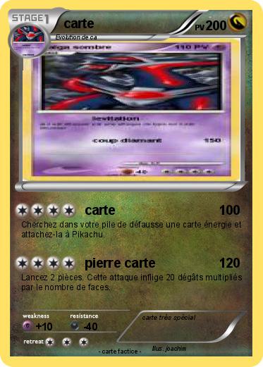 Pokemon carte