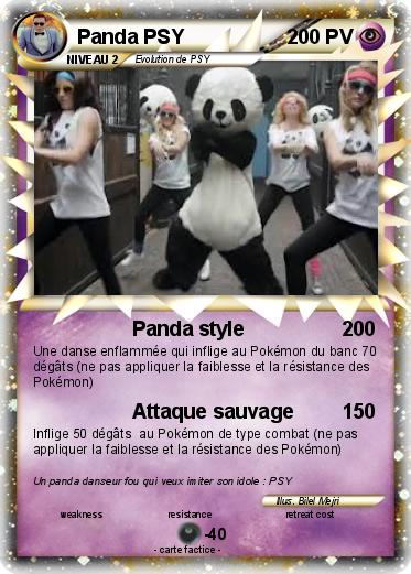 Pokemon Panda PSY
