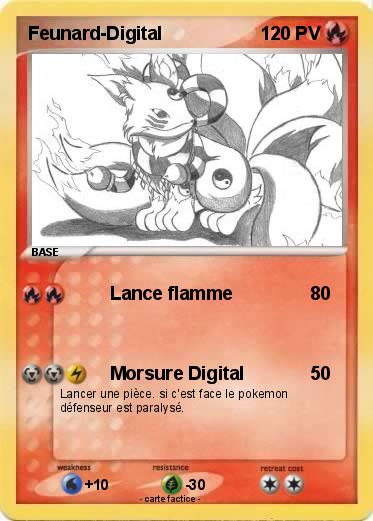 Pokemon Feunard-Digital