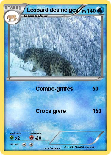 Pokemon Léopard des neiges