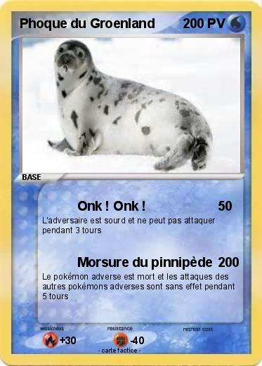 Pokemon Phoque du Groenland