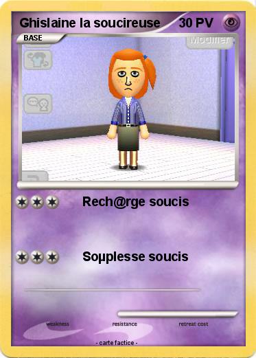 Pokemon Ghislaine la soucireuse
