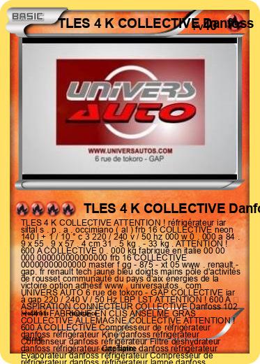 Pokemon TLES 4 K COLLECTIVE Danfoss