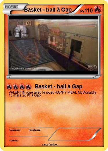 Pokemon Basket - ball à Gap