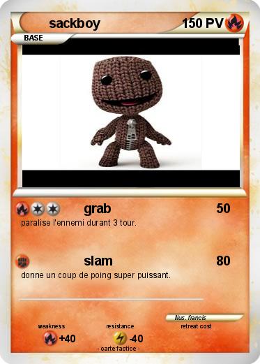 Pokemon sackboy