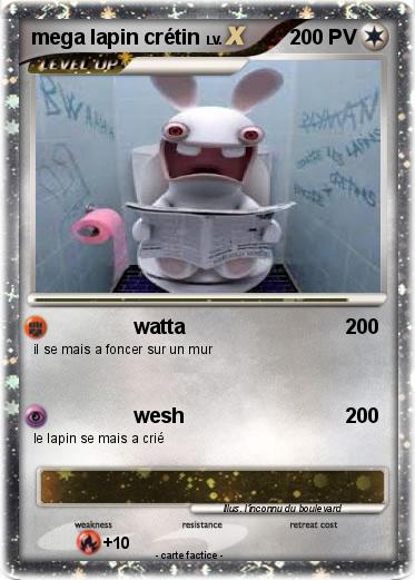 Pokemon mega lapin crétin