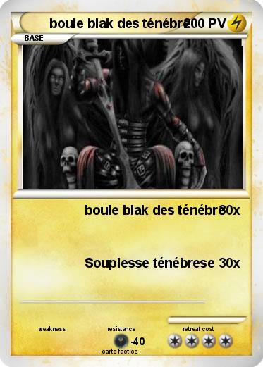 Pokemon boule blak des ténébre