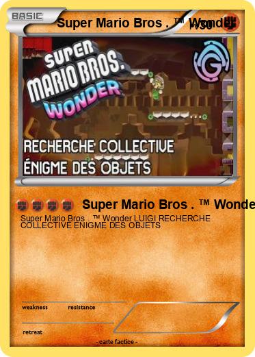 Pokemon Super Mario Bros . ™ Wonder