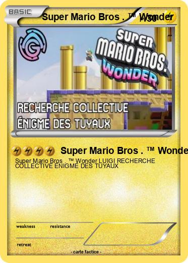 Pokemon Super Mario Bros . ™ Wonder