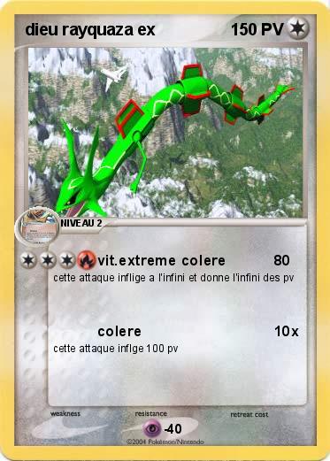Pokemon dieu rayquaza ex