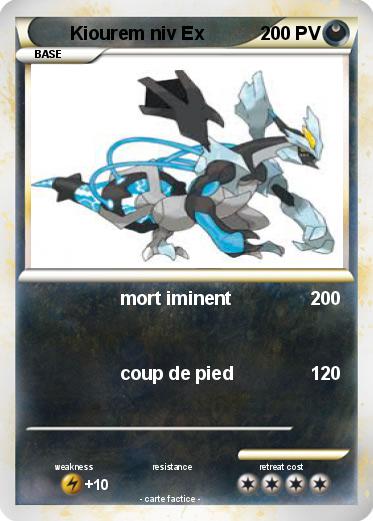 Pokemon Kiourem niv Ex