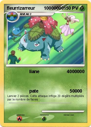 Pokemon fleurrizarreur       10000000