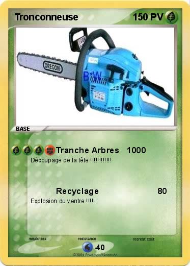 Pokemon Tronconneuse 