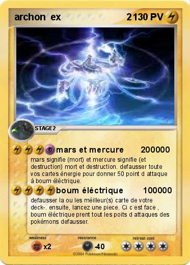 Pokemon archon  ex                         2