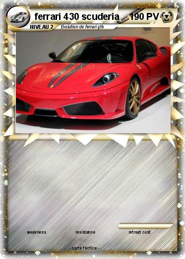 Pokemon ferrari 430 scuderia