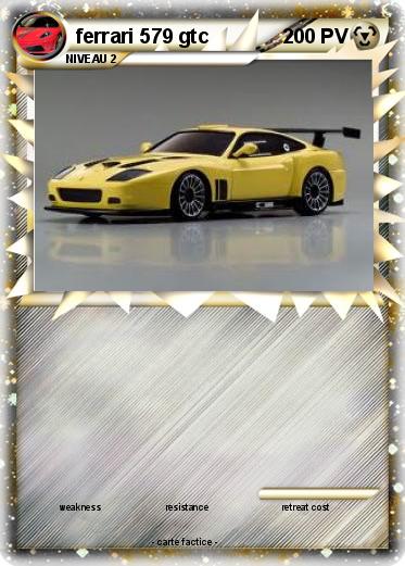 Pokemon ferrari 579 gtc