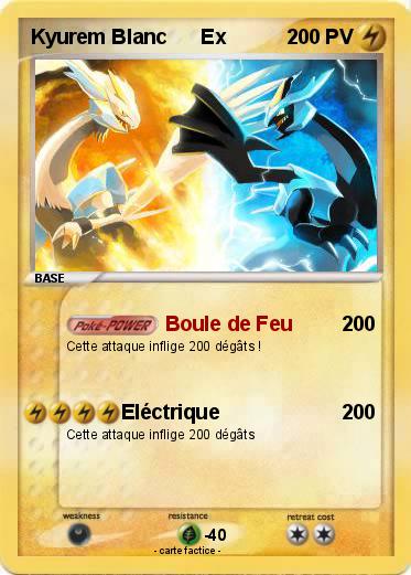 Pokemon Kyurem Blanc      Ex