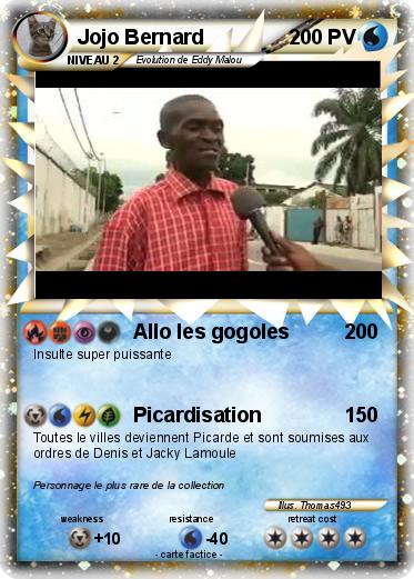 Pokemon Jojo Bernard
