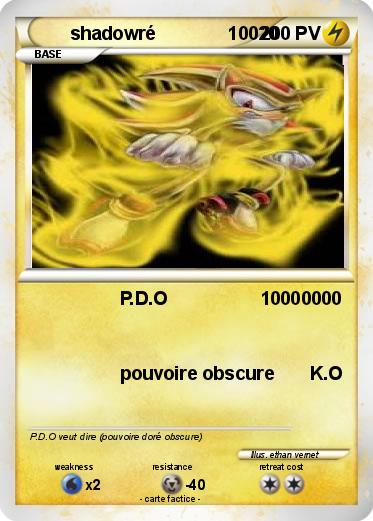 Pokemon shadowré              10020