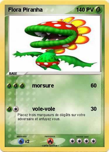 Pokemon Flora Piranha