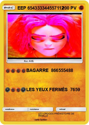 Pokemon EEP 654333344557112