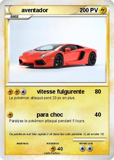 Pokemon aventador