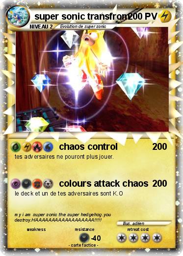 Pokemon super sonic transfrom