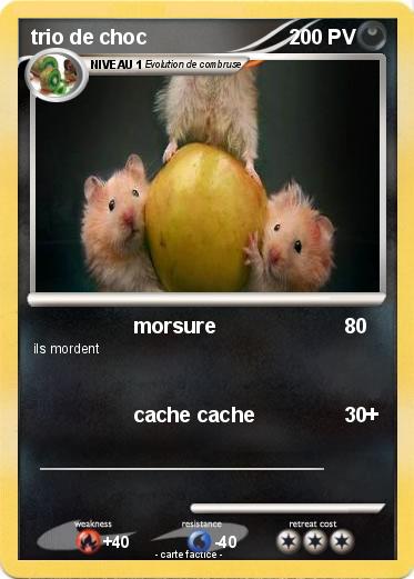 Pokemon trio de choc