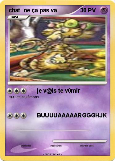 Pokemon chat  ne ça pas va