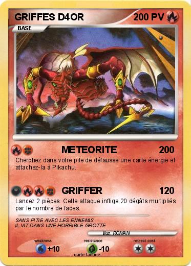 Pokemon GRIFFES D4OR
