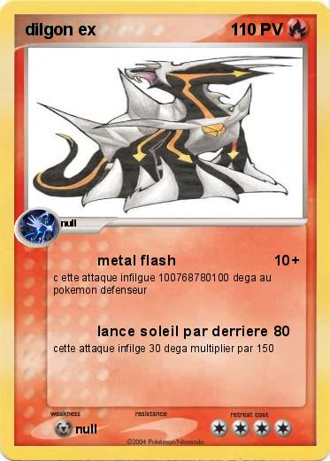 Pokemon dilgon ex  