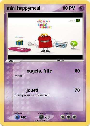 Pokemon mini happymeal