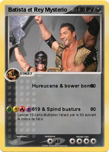 Pokemon Batista et Rey Mysterio