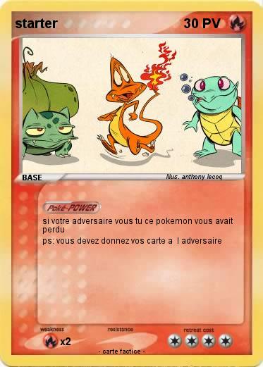 Pokemon starter
