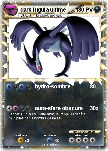 Pokemon dark luguia ultime