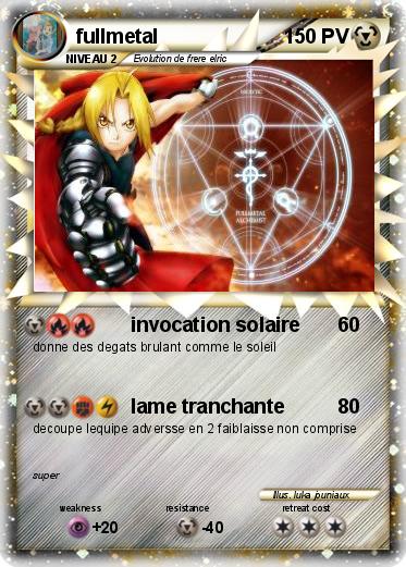 Pokemon fullmetal
