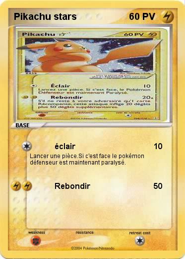 Pokemon Pikachu stars