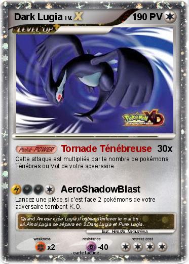 Pokemon Dark Lugia