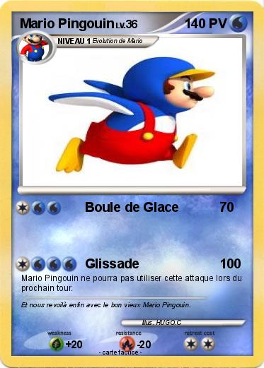 Pokemon Mario Pingouin