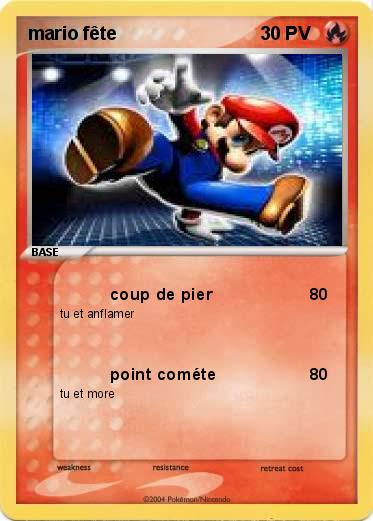 Pokemon mario fête