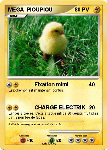 Pokemon MEGA  PIOUPIOU