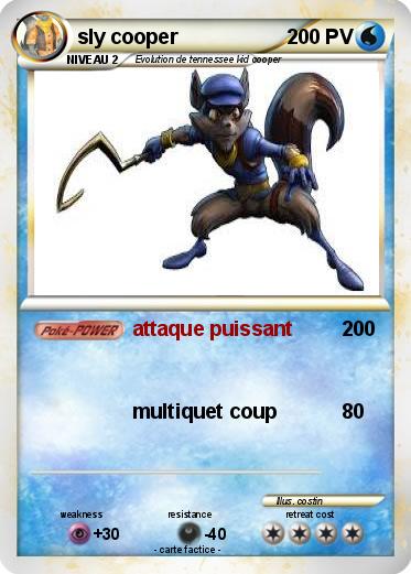 Pokemon sly cooper